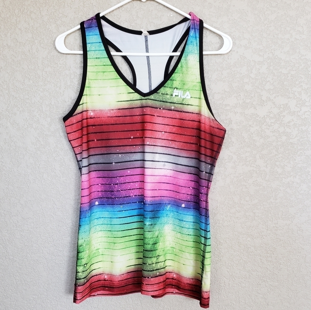 Fila rainbow tank top